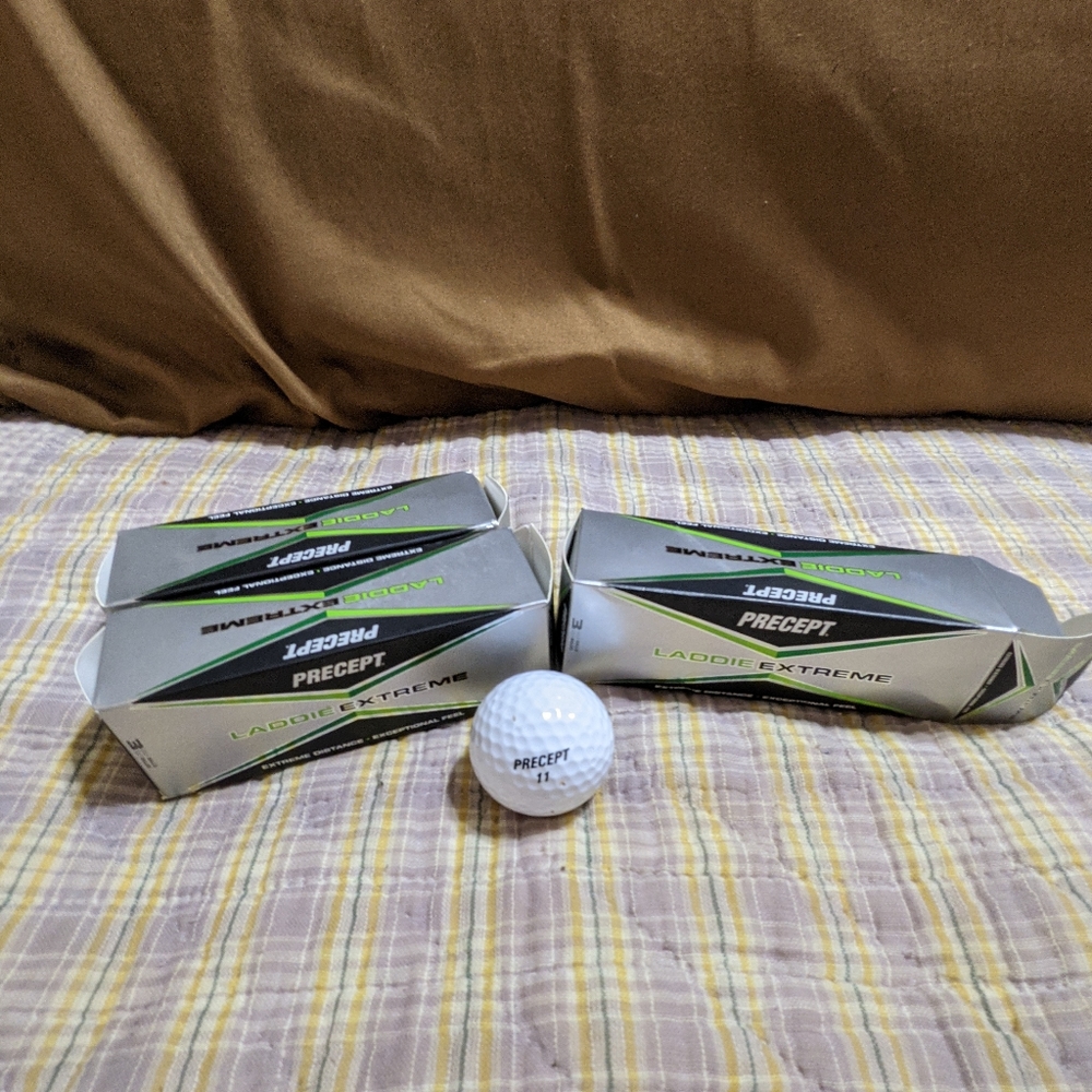 Percept golf ball 9 total #11's laddie extreme